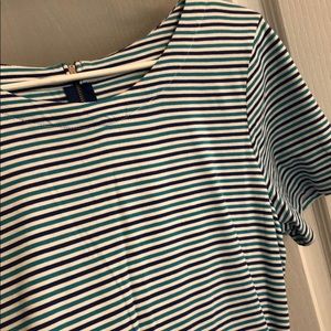 Merona | Dresses | Merona Striped Capsleeved Dress Brand New | Poshmark